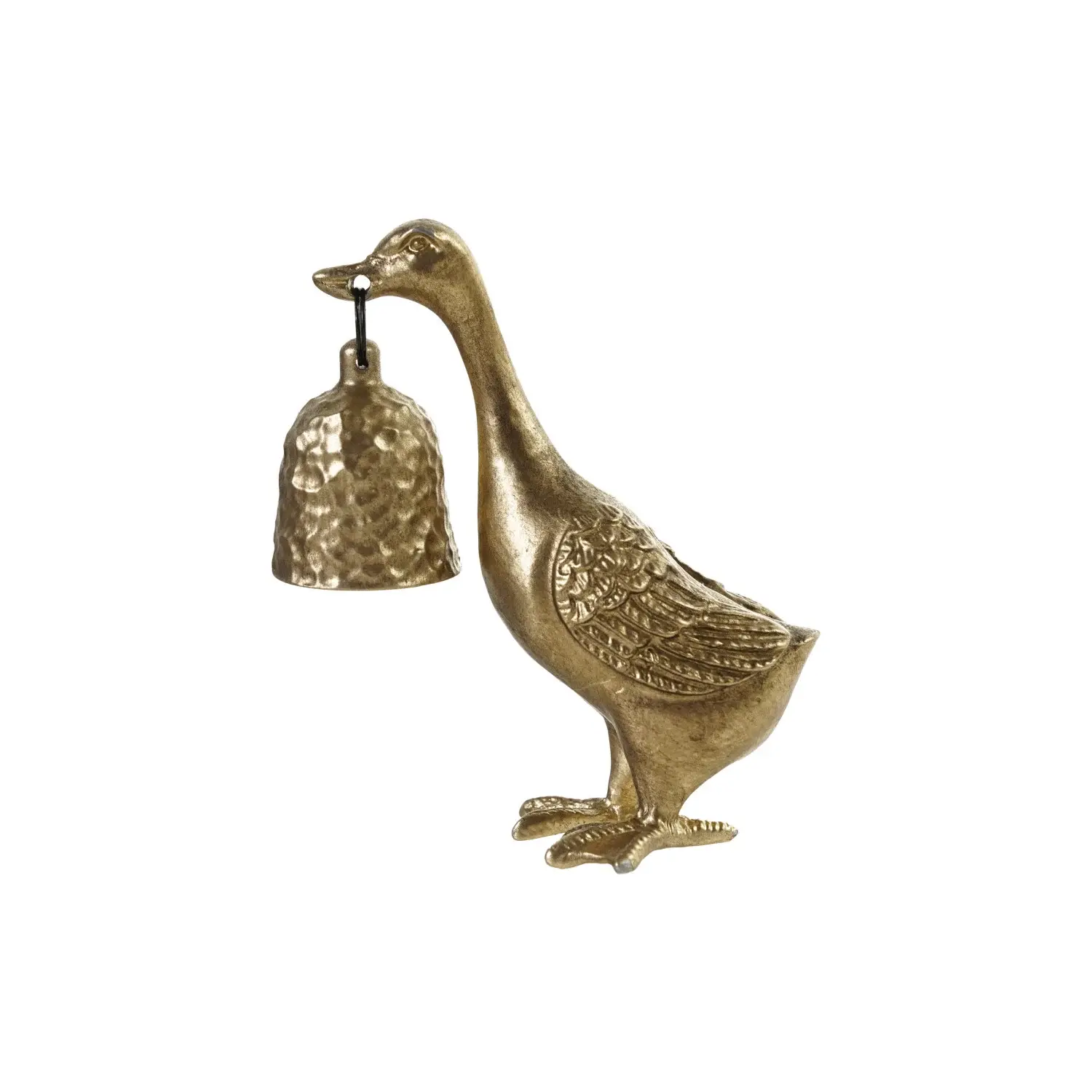 Creative Co-Op - CCO CCO CAAC - Pewter Duck Shaped Candle Snuffer (Antique Gold Finish)