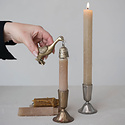 Creative Co-Op - CCO CCO CAAC - Pewter Duck Shaped Candle Snuffer (Antique Gold Finish)