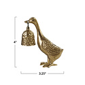 Creative Co-Op - CCO CCO CAAC - Pewter Duck Shaped Candle Snuffer (Antique Gold Finish)