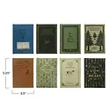 Creative Co-Op - CCO CCO HG - Book Cover Storage Box (Assorted Nature Outdoor Styles), 5.25" x 3.5"