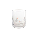 Creative Co-Op - CCO CCO HG - Embedded Swan Drinking Glass, 16 oz.