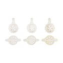 Creative Co-Op - CCO CCO HG - Stripe Stoneware Tea Strainer (Assorted)