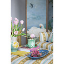 Creative Co-Op - CCO CCO HG - Striped Mug and Ruffled Saucer Set (14 oz) (assorted)