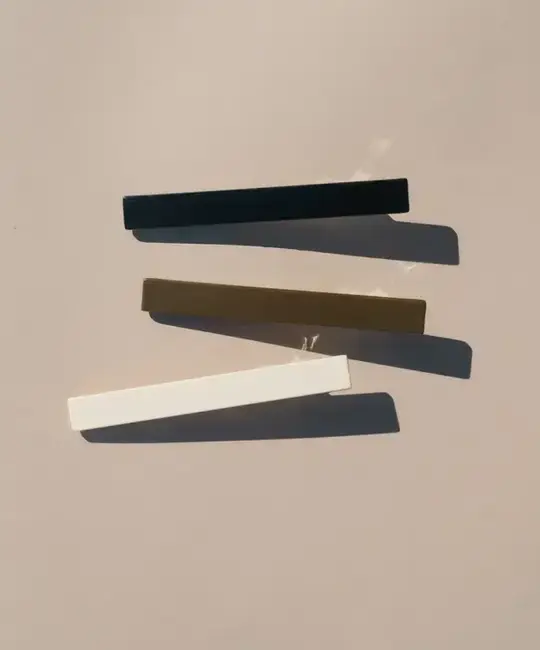 Nat + Noor - NAN NAN ACHA - Evie Hair Clip Set of 3 in Neutral