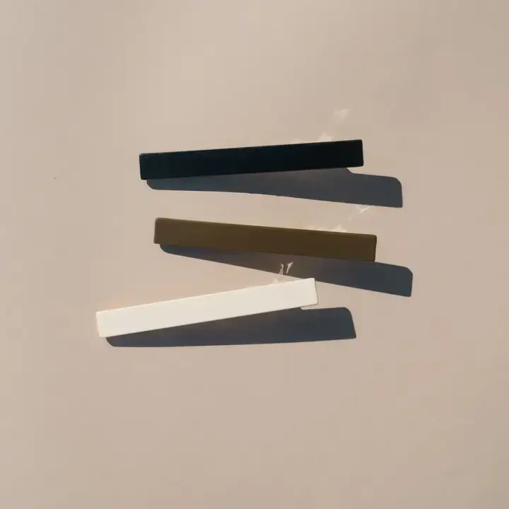 Nat + Noor - NAN NAN ACHA - Evie Hair Clip Set of 3 in Neutral