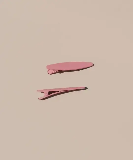 Nat + Noor - NAN NAN ACHA - Celine Hair Clips in Seashell Pink