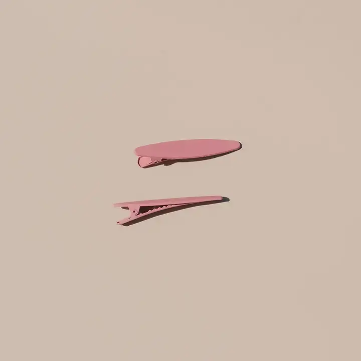 Nat + Noor - NAN NAN ACHA - Celine Hair Clips in Seashell Pink