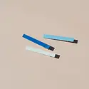 Nat + Noor - NAN NAN ACHA - Evie Hair Clip Set of 3 in Blue Maize