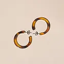 Nat + Noor - NAN NAN JEEA - Alba Hoop Earrings in Hazel