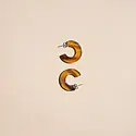 Nat + Noor - NAN NAN JEEA - Ray Hoop Earrings in Hazel