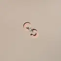Nat + Noor - NAN NAN JEEA - Ray Hoop Earrings in Petal
