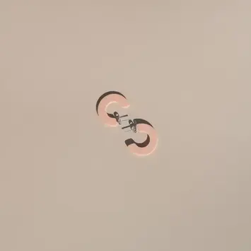 Nat + Noor - NAN NAN JEEA - Ray Hoop Earrings in Petal