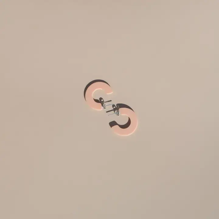 Nat + Noor - NAN NAN JEEA - Ray Hoop Earrings in Petal