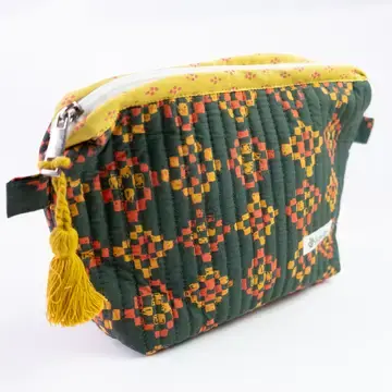 Handker Bandanas / Hemlock Goods - HB HB BA - Royce Quilted Zipper Pouch