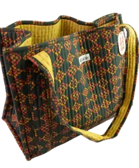 Handker Bandanas / Hemlock Goods - HB HB BA - Royce Quilted Tote Bag