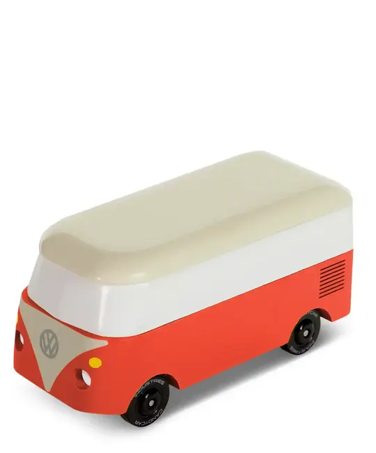 Candylab Toys - CT CT BATO - Vw T1 Cinnamon Red Van Wooden Toy Car