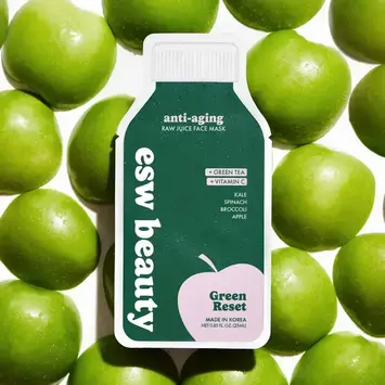 ESW Beauty - ESW ESW APPR - Green Reset Anti Aging Raw Juice Sheet Mask