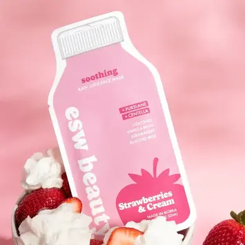 ESW Beauty - ESW ESW APPR - Strawberries and Cream Soothing Raw Juice Sheet Mask