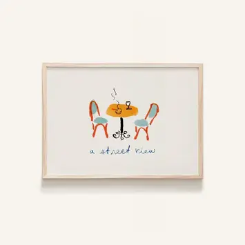 Phthalo Ruth - PHR PHR PRSM - A Street View Mini Art Print, 5" x 7"