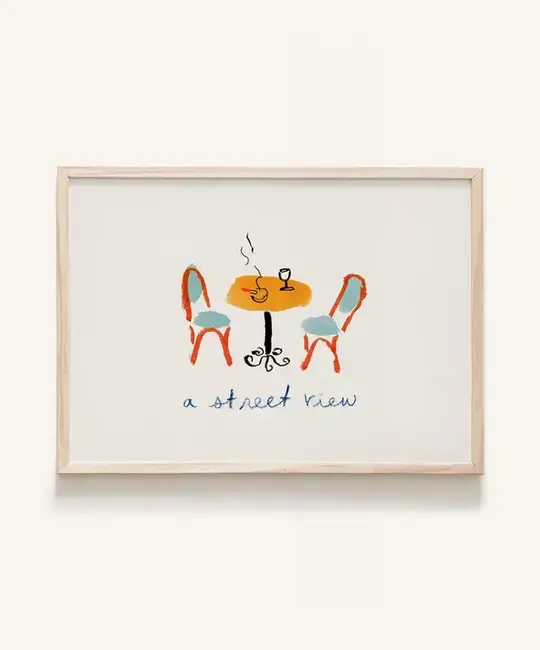 Phthalo Ruth - PHR PHR PRSM - A Street View Mini Art Print, 5" x 7"