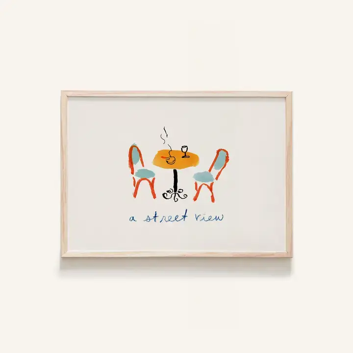 Phthalo Ruth - PHR PHR PRSM - A Street View Mini Art Print, 5" x 7"