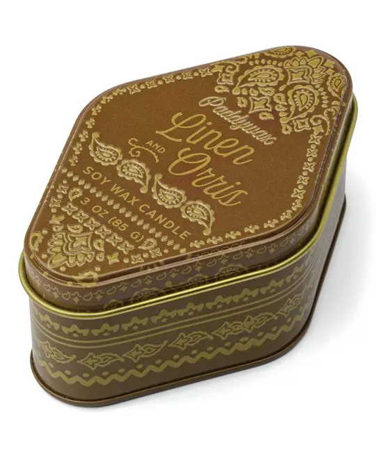 Paddywax - PA PA CASM - Linen & Orris Bandana Station Tin 3.5 oz Candle