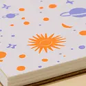 and Here We Are - AHW AHW NBBL - Constellations Doodle BookTop Spiral Square Notebook, Blank