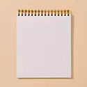and Here We Are - AHW AHW NBBL - Constellations Doodle BookTop Spiral Square Notebook, Blank