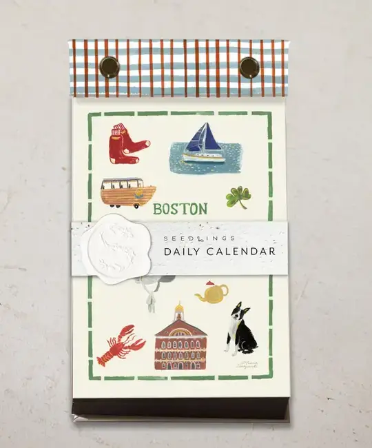 Seedlings - SED SED CADE - 2027 Boston Daily Post Bound Desk Calendar