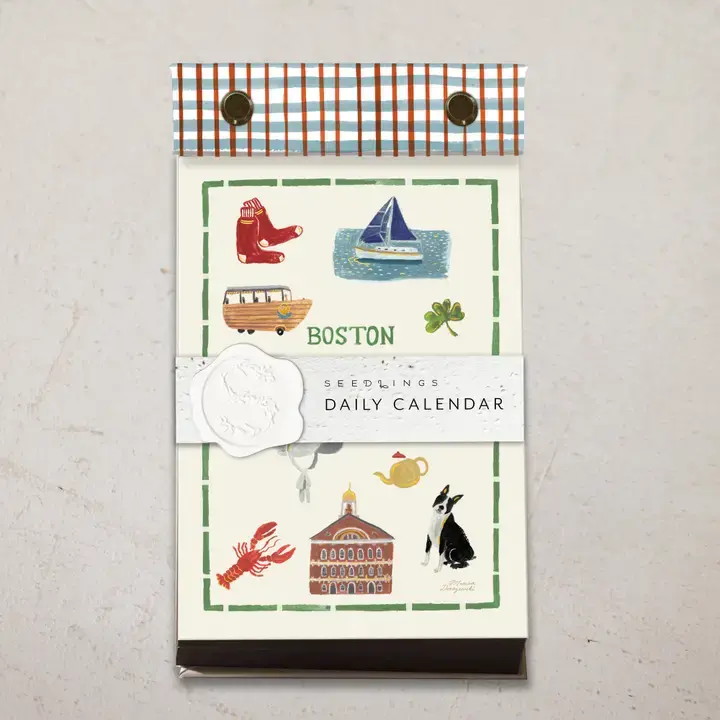 Seedlings - SED SED CADE - 2027 Boston Daily Post Bound Desk Calendar