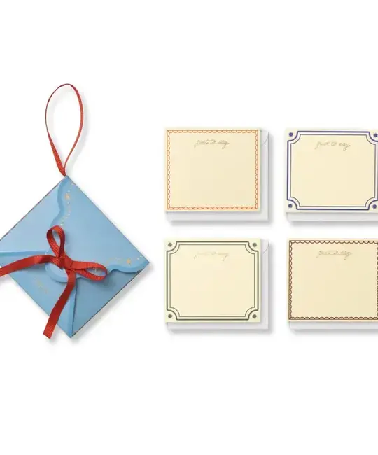 Papier - PA PS NS - Blue Merry Notes Mini Notecard Set