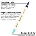 Grabie Art - GRAA GRAA AS - Dual Tone Brush Tip Acrylic Paint Marker Set of 12
