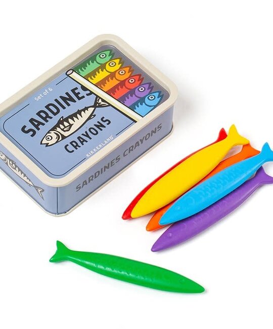 Kikkerland KI DIY - Sardine Tinned Fish Crayons