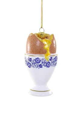 Cody Foster - COF COF OR - Soft Boiled Egg in Egg Cup Ornament