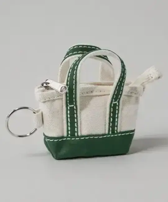 DAY ACKC - Green Mini Boat Tote Keychain Bag Charm