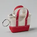DAY ACKC - Red Mini Boat Tote Keychain Bag Charm