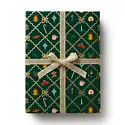 Rifle Paper Co - RP RP WPROHO - Holiday Argyle Continuous Wrap Roll