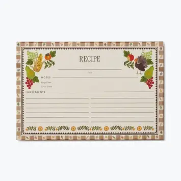 Rifle Paper Co - RP RP HGRC - Harvest Recipe Cards, set of 12