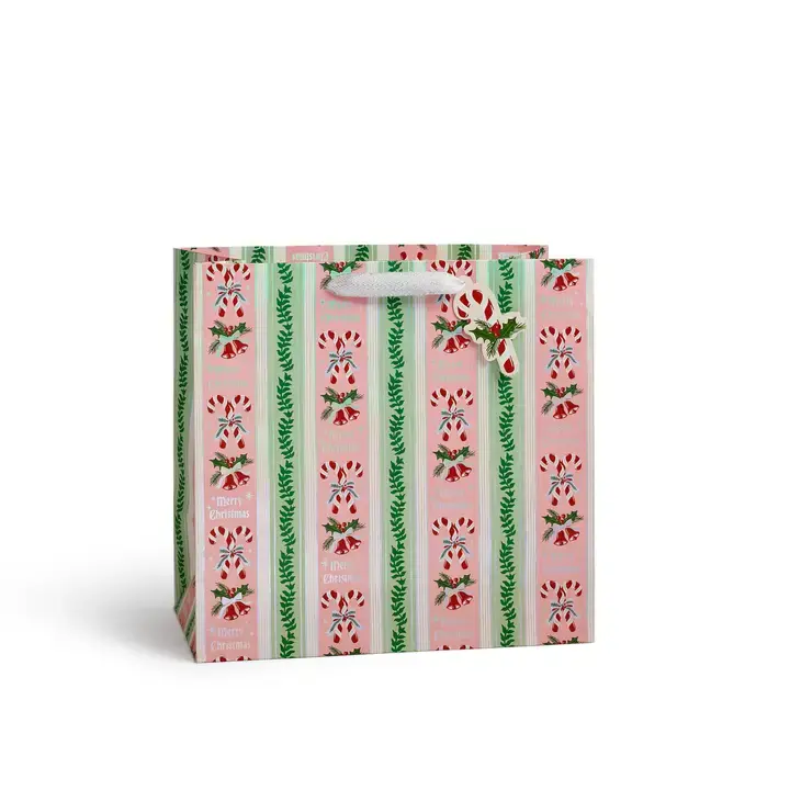 Rifle Paper Co - RP RP GBLA - Candy Cane Stripe Large Gift Bag