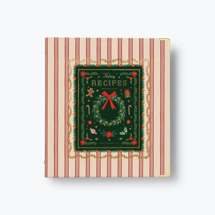Rifle Paper Co - RP RP HGRC - Holly Jolly Wreath Recipe Binder