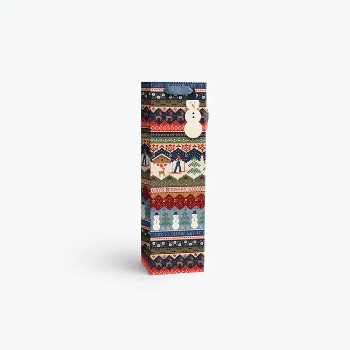 Rifle Paper Co - RP RP GBWI - Ski Chalet Wine Gift Bag