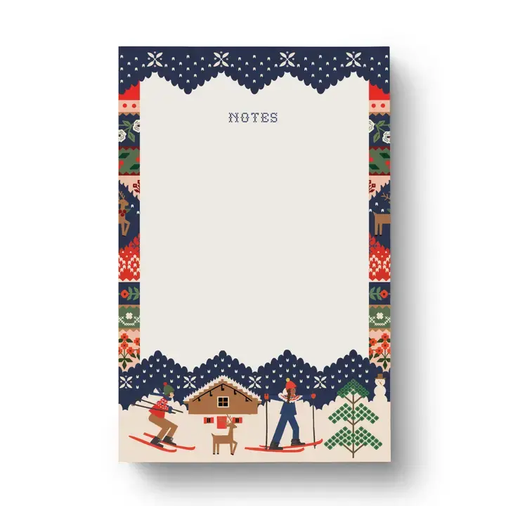 Rifle Paper Co - RP RP NP - Ski Chalet Notepad