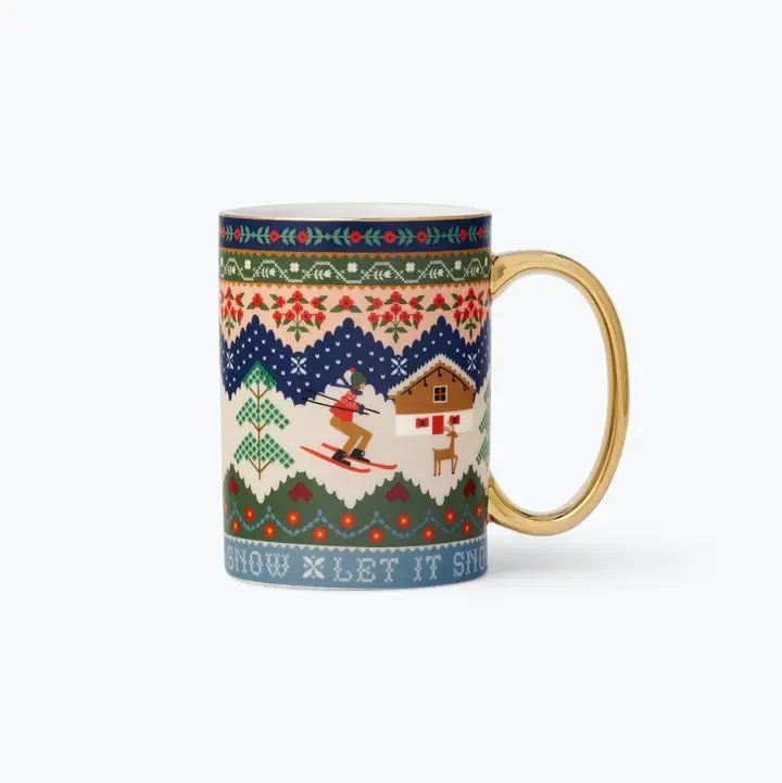 Rifle Paper Co - RP RP HGDR - Ski Chalet Mug
