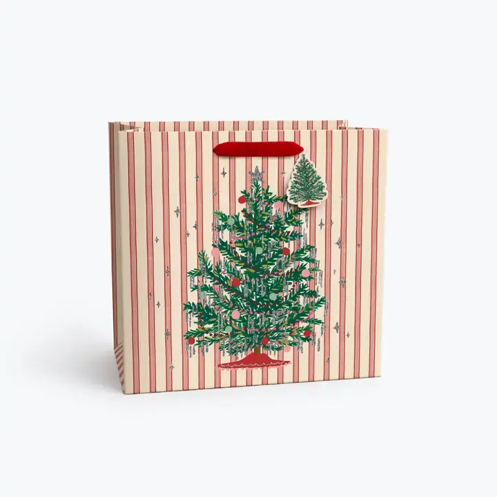 Rifle Paper Co - RP RP GBLA - Tinsel Tree Large Gift Bag