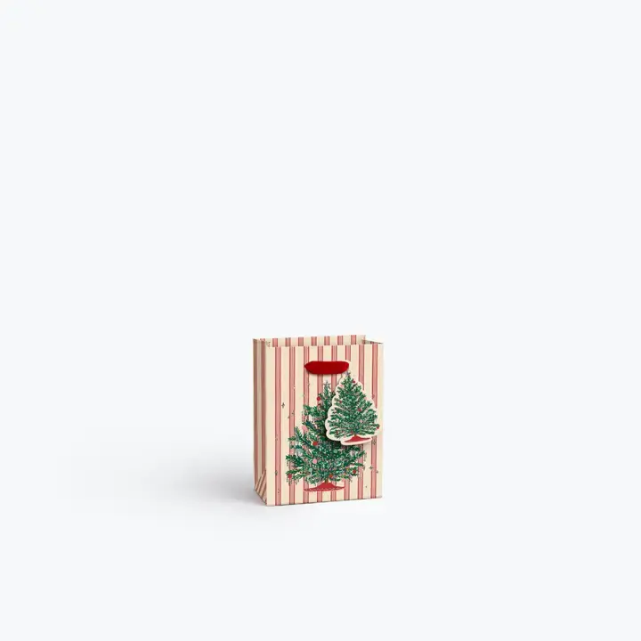 Rifle Paper Co - RP RP GBSM - Tinsel Tree Small Gift Bag