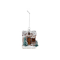 Creative Co-Op - CCO CCO OR - Chalet LED House Glass Ornament
