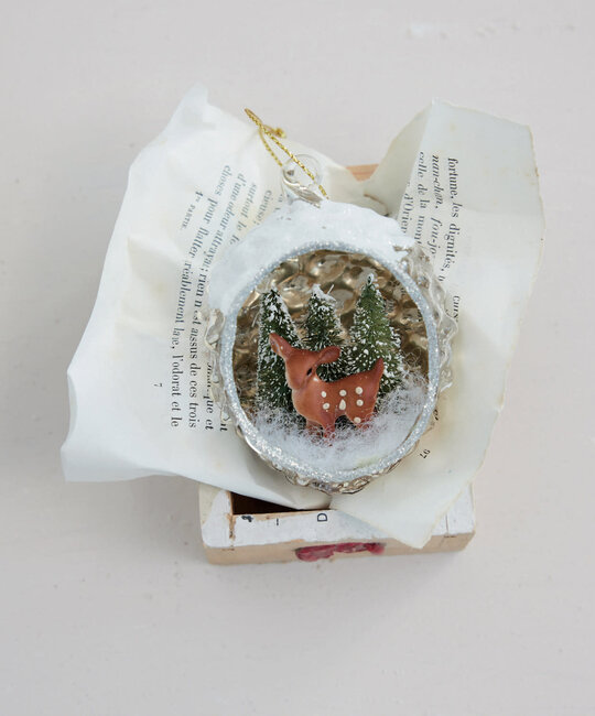 Creative Co-Op - CCO CCO OR - Dear Diorama Mercury Glass Ornament