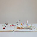 Creative Co-Op - CCO CCO OR - Flying Goose Paper Mache Ornament