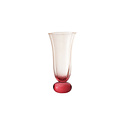 Creative Co-Op - CCO CCO HG - Pink Fluted Glass with Ball Stem