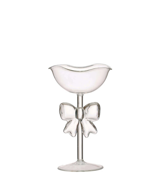 Creative Co-Op - CCO CCO HG - Bow Glass Pedestal Bowl